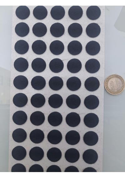 Keçe 90749 Hrd 4 Paket 18 Mm Siyah Masa Sandalye Koltuk Baza Ayak Çizdirmez Yapışkanlı