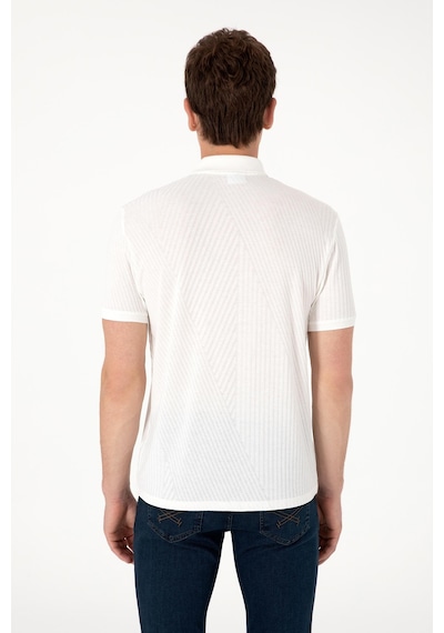 U.s. Polo Assn. Regular Fit Erkek Polo T-shirt 2102921 Krem
