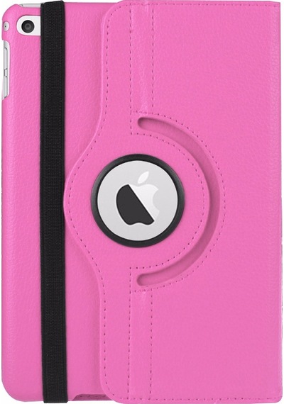 Forzacase Apple Uyumlu iPad Mini 4 / Mini 5 İçin 360 Derece Döner Standlı Kılıf - Fc012 Pembe