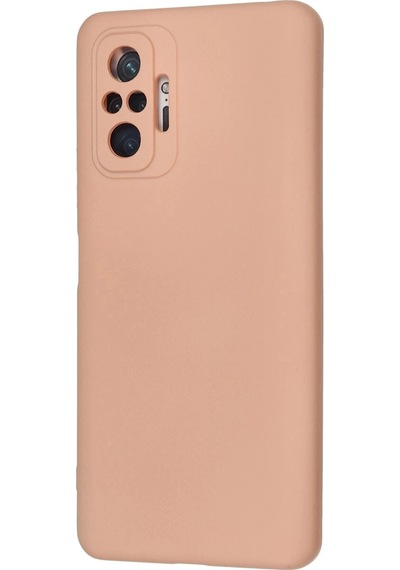 Durukar Redmi Note 10 Pro Kılıf Nano İçi Kadife Silikon - Pudra