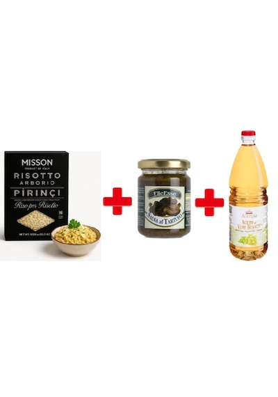 Rısotto Paketi / Misson Risotto Pirinci-elle Esse Trüf Ezmesi-acetum Beyaz Üzüm Sirkesi