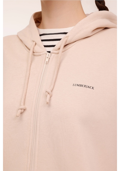 Lumberjack Wb Marcıa 18ssb502 4pr Bej Kadın Oversıze Fıt Hoodıe Bej
