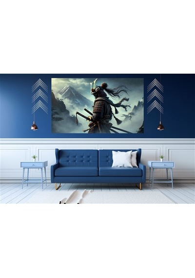 Ti-play İntikam Yemini 60x90cm Modern Samuray Pvc Çerçevesiz Tablo