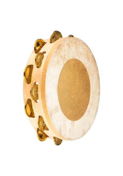 Meinl Ae-mtah2bo Artisan Maple Wood Bronze Jingles 2 Rows 10" Tamburin Natural