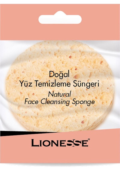 Lıonesse Yuz Temızleme Ponponu Dogal Çok Renkli