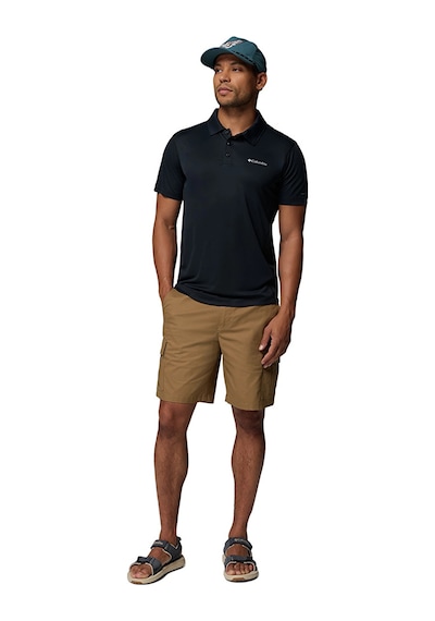 Zero Rules Light Erkek Siyah Outdoor Polo Yaka T-shirt Ao4872-011 Siyah