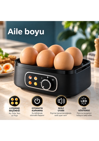 Rowenger Smartegg RO-06S 300 W Yumurta Pişirme Makinesi