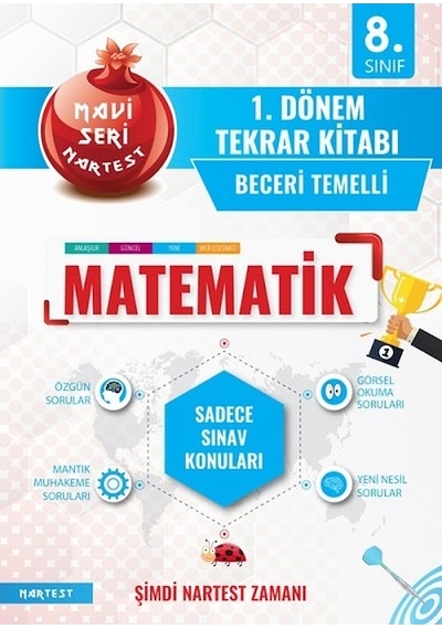 8. Sınıf 1. Dönem Prestij Matematik Soru Bankası -  Nartest
