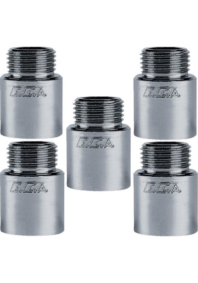 5 Adet Eca 1/2 2,5Cm Uzatma Krom (Musluk Uzatma) 102134016 Pirin