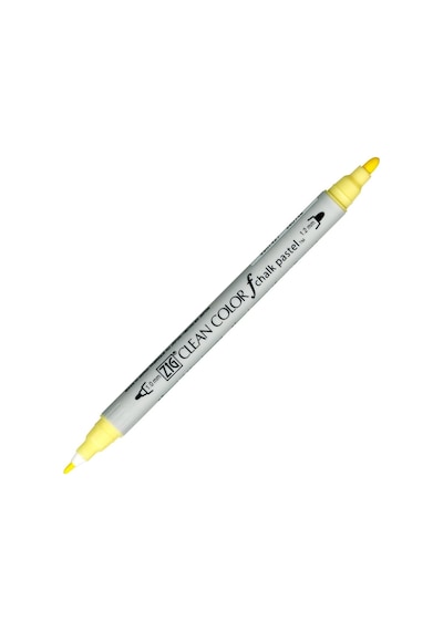 Zig Clean Color F Chalk Pastel Tcs-6500 050 Yellow