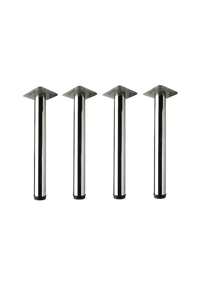 4 Adet Masa Ayağı 71 cm Ayarlı Krom Mobilya Ayak Çap : 60 mm 4 Adet Masa Ayağı 71 cm Ayarlı Krom Mobilya Ayak Çap : 60 mm