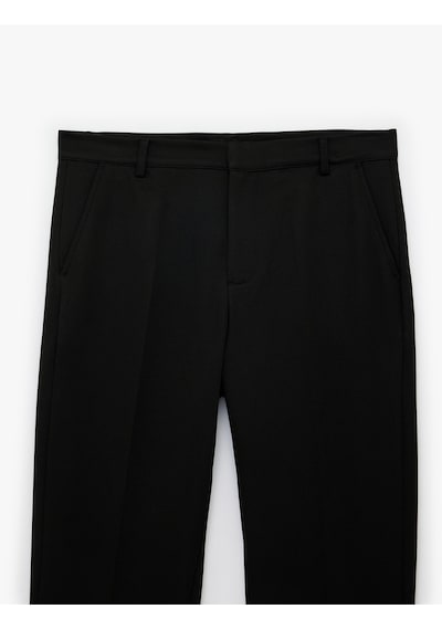 Koton Slim Fit Normal Bel Cepli Kumaş Pantolon Siyah 6sam40003hk Siyah