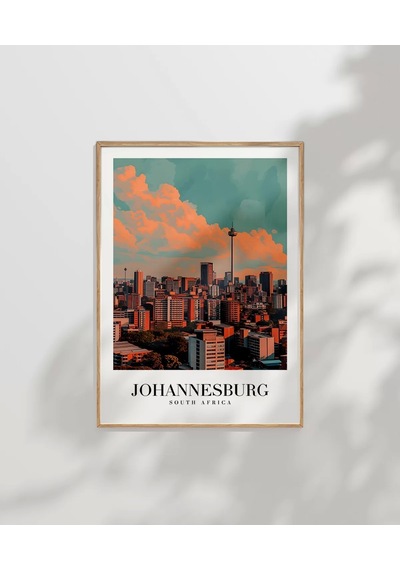Çerçevesiz Poster Johannesburg Güney Afrika Seyahat