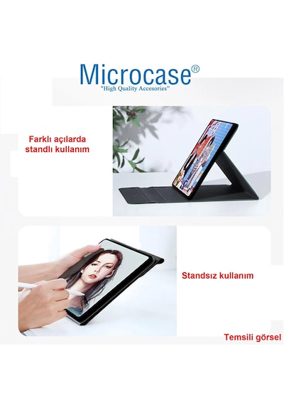 Microcase Huawei Matepad 11.5 2026 İle Uyumlu Tablet Sleeve Serisi Mıknatıs Kapak Standlı Kılıf Pembe-al3319
