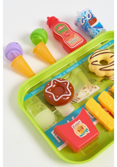 Sandviç Dükkanı - Birleştirilebilir Sandwich, Patates Kızartması & Ketçap, Dondurma, Donut, İçecek 01