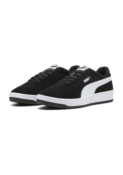 402680-01 Puma Court Classic Clean Sd Erkek Spor Ayakkabı Siyah 402680-01 Siyah Beyaz