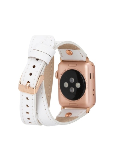 Apple Watch Uyumlu Deri Kordon 42-44-45mm Slim Dtrg F3