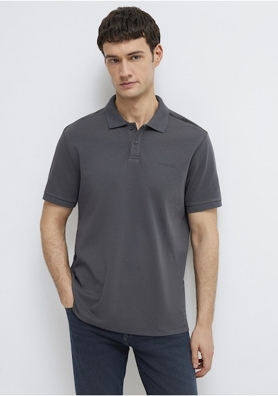 Mavi - Mavi Black Antrasit Polo Tişört 0613136-89100 Antrasit