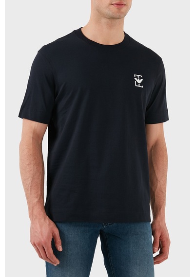 Emporio Armani Erkek T Shirt Em001068 Af12926 Ub118 Lacivert Lacivert