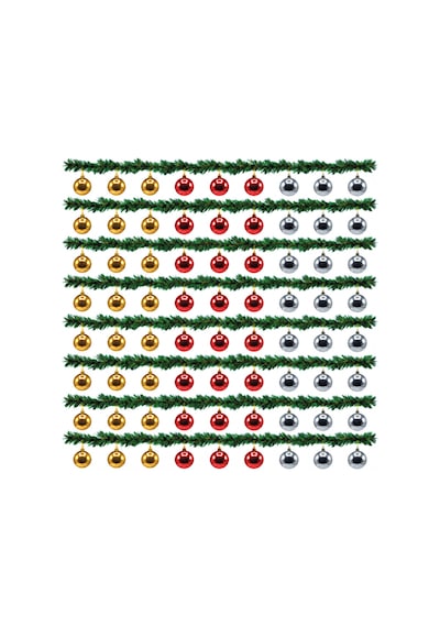 Waldern 3 Cm 72 Adet Mix Cici Top Yılbaşı Çam Ağacı Süs Diğer
