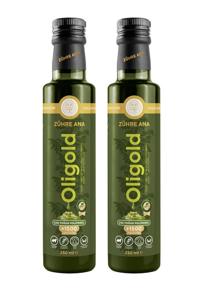 Oligold Soğuk Sıkım 1500 Ultra Yüksek Polifenollü Naturel Sızma Zeytinyağı 250 Ml