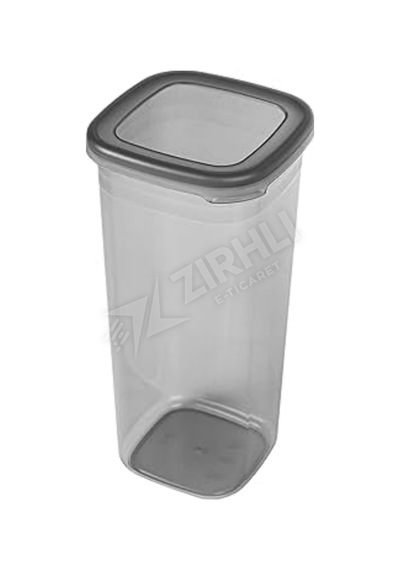 5 Adet Akay Kare Saklama Kabı Ak-761 1900 Ml Çok Renkli