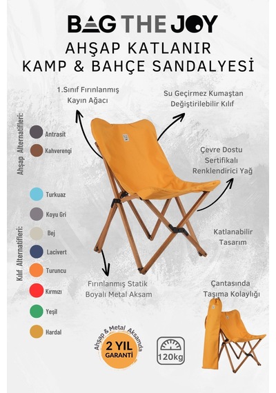 Bag The Joy Ahşap Masa Sandalye Seti Kahve-hardal- 70 70 55cm Kahverengi - Hardal