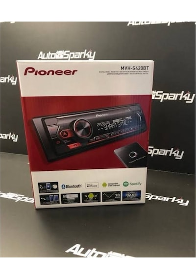 Pioneer Mvh-s420bt Oto Teyp Bluetooth /usb/ 13 Band Eq/dynamic Bass/4 50w