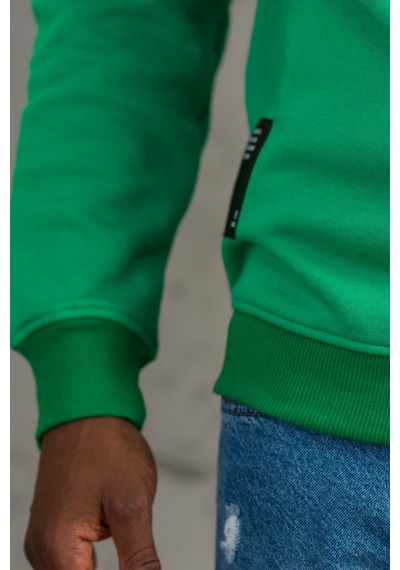 Oversize 3 İplik Bisiklet Yaka Torba Cepli İçi Polarlı Basic Sweatshirt 001