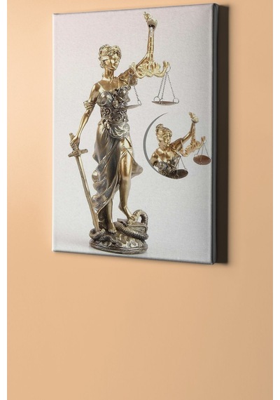 Webstyle Sayılarla Boyama Seti Kasnaklı Adalet 40 X 50 Cm