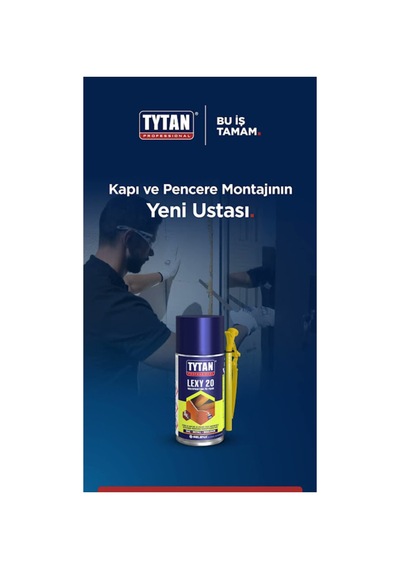 Pipetli Poliüretan Köpük Lexy 20 Pu Kapı Pencere Yalıtım Sprey Dolgu Doldurucu 300 Ml 1 Adet 1 Adet