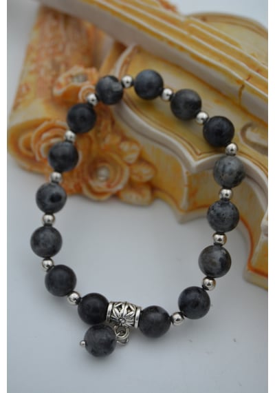 Stoneage Jewellery Larvakit Doğal Taşlı Bileklik Çok Renkli