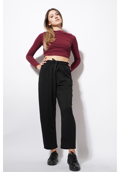 Ckm Moda Derp Modal Şalvar Balon Pantolon Siyah Ckm Moda Derp Modal Şalvar Balon Pantolon Siyah
