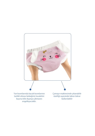 Babyjem - Soft Alıştırma Külodu Pembe 2 Yaş