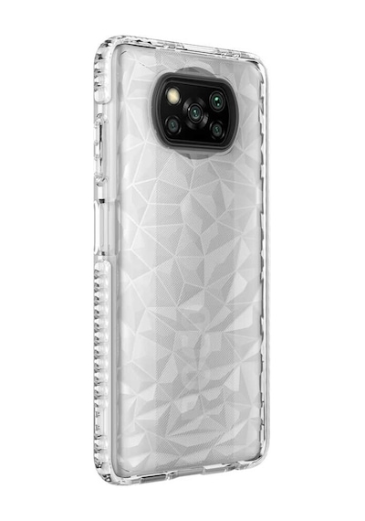 Xiaomi Poco X3 Kılıf Buzz Köşeleri Airbagli Prizmatik Tasarım
