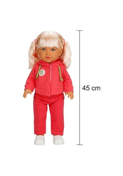 Tina Bebek 45 Cm Kafası Kolları Ve Bacakları Et Gövdesi Sert Plastik Hareketli Eklemli Oyuncak Bebek
