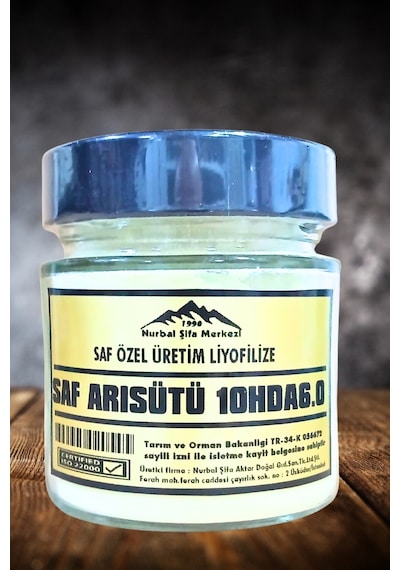 Saf Liyofilize Arısütü Tozu 100 G