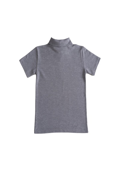 Angelos Girls Kız Çocuk Okul Tarz %100 Pamuk T-shirt -5-17 Yaş Ag006 Gri