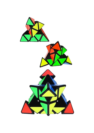 Pyraminx Qy Speed Zeka Küpü Akıl Küpü Rübik Küp