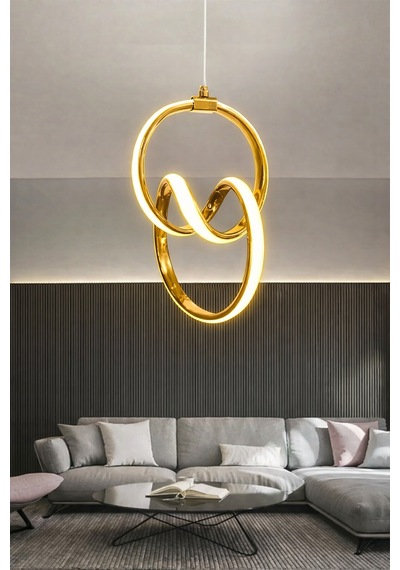 Modern Sarkıt İmza Led Avize 3 Renkli
