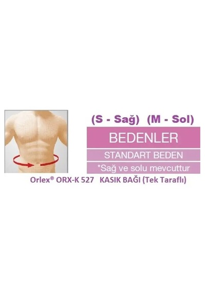 Orlex Kasık Bağı Tek Taraflı Sağ K527