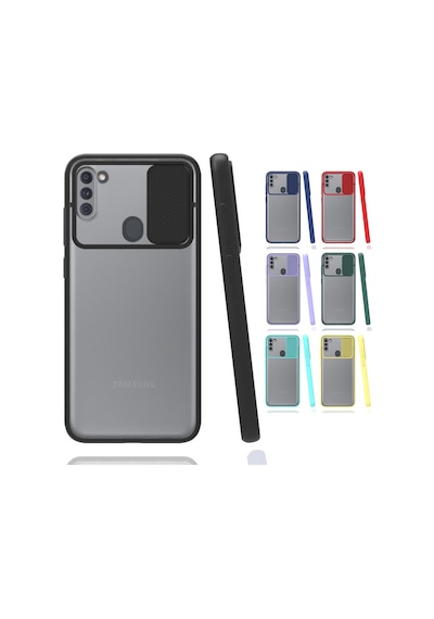 Samsung Uyumlu Galaxy A11 Kilif Palm Kamera Koruma Kapakli Silikon 474024501