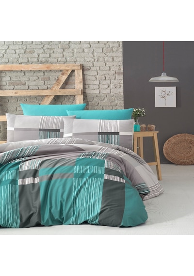 Komfort Home Çift Kişilik Ranforce Nevresim Takımı (Estela Turquo