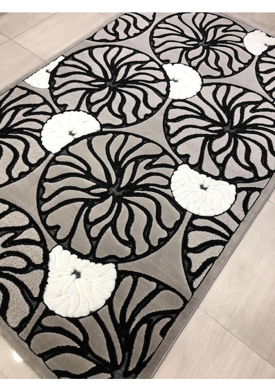 Kaşmir Halı Jade 146X233 Z 002-02 Gri Beyaz 4 M2 Halı !
