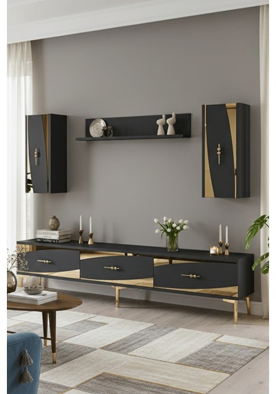 Tvr1813ag - Elips Tvr180 Ünitesi Takım Antrasit - Gold 180cm