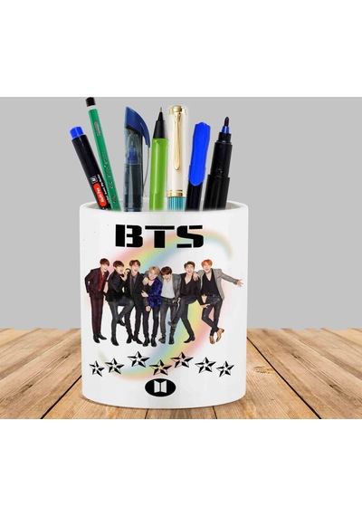 Bts Karakterler Kaktüs Sukulent Saksı Kalemlik