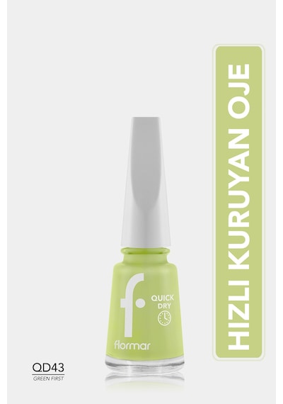 Flormar Quick Dry Nail Enamel Oje QD43 Green First