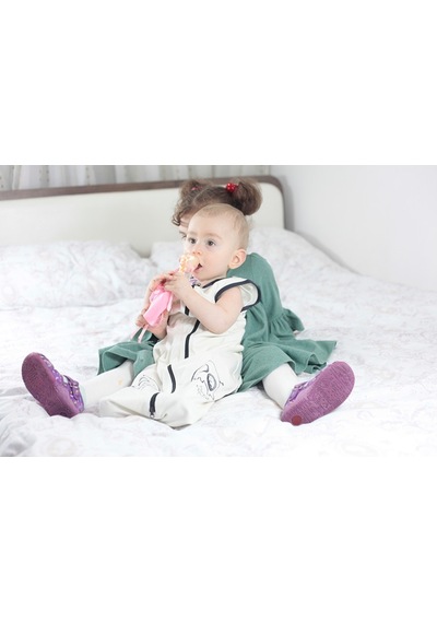 Shonadae Bebek Uyku Tulumu (6-9 Ay) Unisex Beyaz