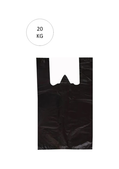 Siyah Atlet Poşet Jumbo Boy 50x90 Cm Takriben 240 Adet 20 Kg