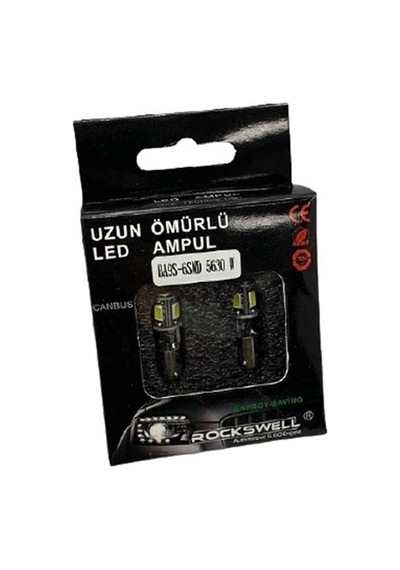 12V 53 Ampul 6 Ledli Beyaz Ba9S 2 Ad N11.2171
